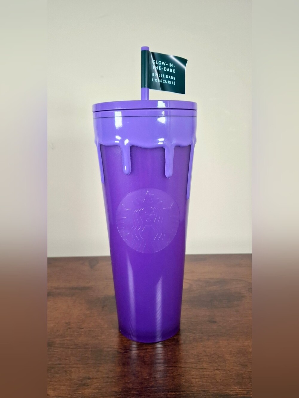 Starbucks Glow-in-the-dark Purple Drip Tumbler